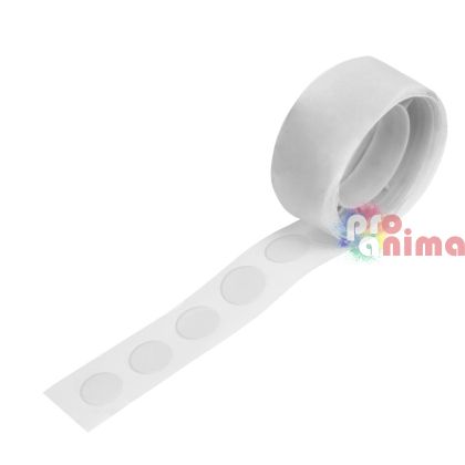 Двустранно лепящи кръгчета, на ролка, 100 бр.