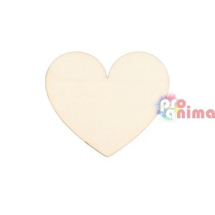 Дървени сърца за декорация, 150 x 125 mm, 10 бр., 