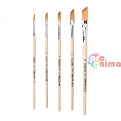 Четки за рисуване Renesans 3090А Синтетика Скосен връх Отделни номера