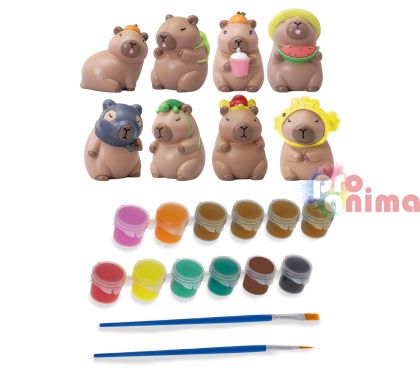 Комплект гипсосви фигурки за оцветяване 8 бр.