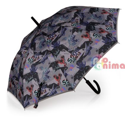 Чадър за момче Gabol Bugs, прав