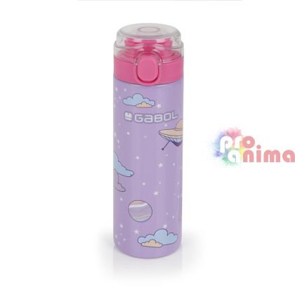 Бутилка за вода със заключващ бутон Gabol Cosmos, 600 ml
