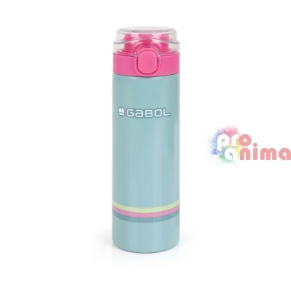 Бутилка за вода със заключващ бутон Gabol Whosper, ментовозелена
