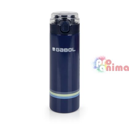 Бутилка за вода със заключващ бутон Gabol Whisper морскосиня, 600 ml