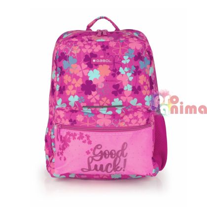 Ученическа раница за момиче Gabol Clover Едно отделение Термоформ гръб 