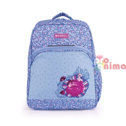 Ученическа раница за момиче Gabol Garden 23110212 Eдно отделение Tермоформ гръб