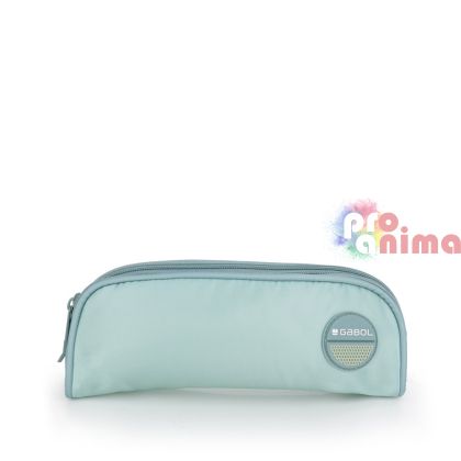 Несесер за училище Gabol Whisper, 2 ципа, 8 cm, ментозовелен