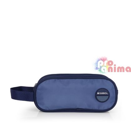 Несесер за училище с 3 ципа, Gabol Whisper, морскосин