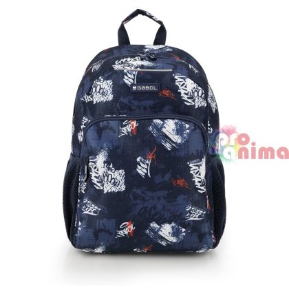 Ученическа раница за момче Gabol Dash - едно отделение, подплатен полиестерен гръб