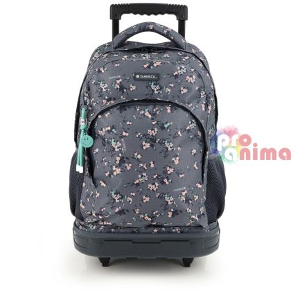Ученическа раница за момиче Gabol Secret - 1 отделение и свалящи се колелца