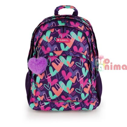 Ученическа раница за момиче Gabol Kokoro с три отделения