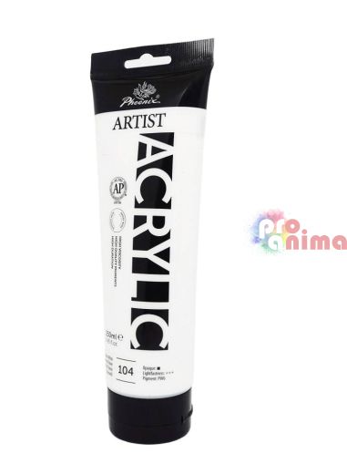 Акрилна боя Phoenix 250 ml Бяла титанвайс