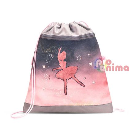 Детска торба за спорт Belmil Ballerina Black Pink