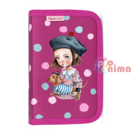 Несесер за училище Belmil Miia La Coquette Burgundy