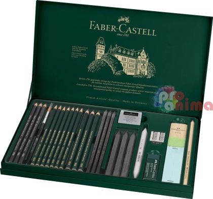 Комплект за графика Faber- Castell Pitt Graphite 26 части