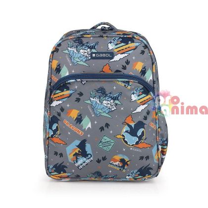 Ученическа раница за момче Gabol Dragon 23150216, едно отделение, термоформ гръб