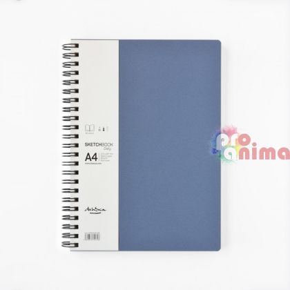 Скицник Drasca Daily Sketchbook A4 Спирала 80 g/m2 80 л. Синя корица Портрет 