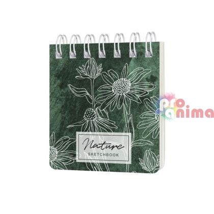 Скицник Drasca Nature 9.5 x 10.5 cm 80 л. 90 g/m1 Лайка