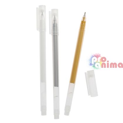 Гел химикалки 0.6 mm 3 бр. Металик цветове