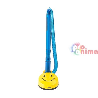 Химикалка стационарна | настолна Deli Daily EQ50-BL 0.7 mm Синя