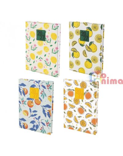 Бележник с дати 2027 Citrus 14 х 20 cm Изкуствена кожа 168 листа 