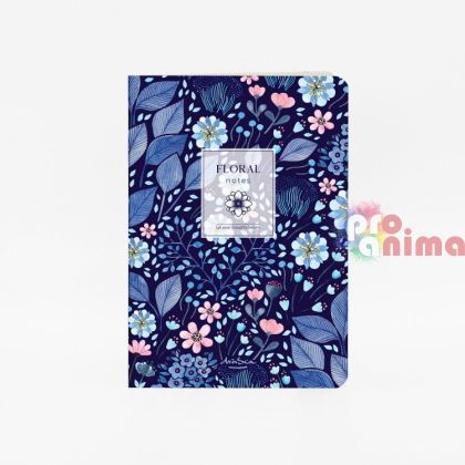 Тетрадка Drasca Floral Notes | Красотата на нощта А5 40 листа