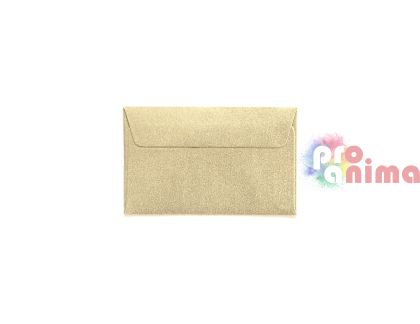 Плик 7 x 11 cm Перлен златен 10 бр.