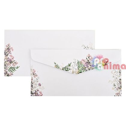 Плик DL 11 x 22 cm 120 g/m2 Люляк 10 бр.