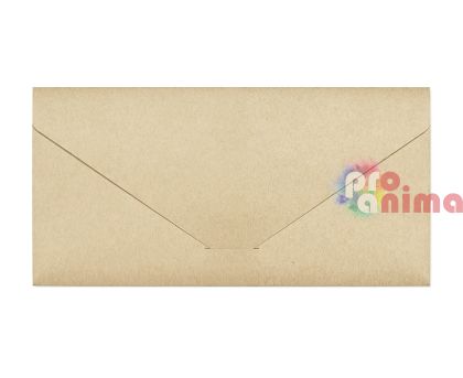 Плик DL 11 x 22 cm 220 g/m2 Nature Тъмнобежов 5 бр.