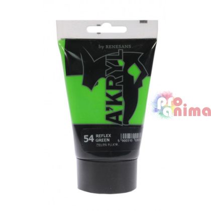 54 зелен флуоресцентен