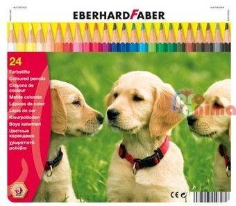 Цветни моливи Eberhard Faber 24 цвята в метална кутия