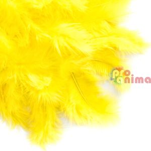 жълти пера за декорация