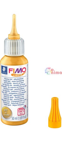 Течна полимерна глина Fimo 50 ml златиста