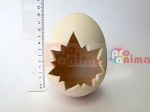 Керамично яйце 14 cm, изрязано