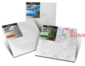 Комплект рисунки за оцветяване Phoenix Art Therapy 25x25 cm Garden Series