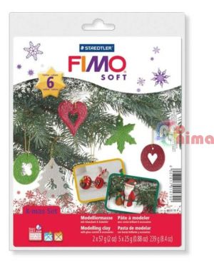 Коледен комплект Fimo Soft глина и аксесоари