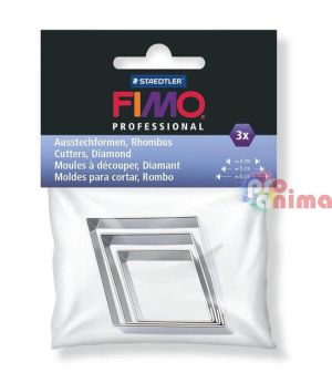 Форми за изрязване Fimo 3 бр. диаманти
