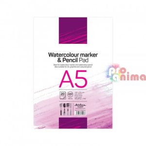 Скицник Watercolour Marker and Pencil Pad А5 20 л 220 g/m2 лепен