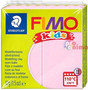 Fimo kids 206 перлено розово