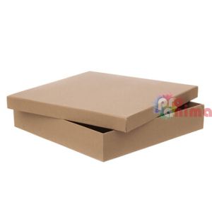 Кутия от картон 33.5 x 33.5 x 6.5 cm крафт