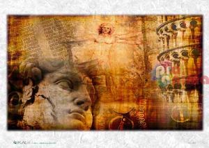 Декупажна хартия оризова KALit A4 Италия 10