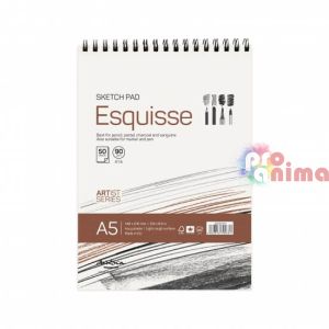 Скицник Esquisse A5 50 л. 90 g/m2 спирала 