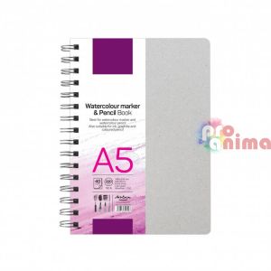 Скицник Watercolour Marker Pencil Book A5 40 л. 220 g