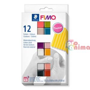 Комплект с полимерна глина FIMO Soft Модни цветове 12 x 25 g