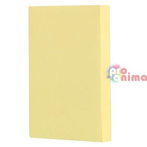 Самозалепващи листчета Deli 76 x 51 100 бр. жълт пастел