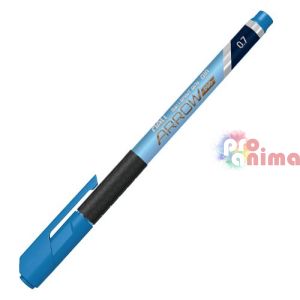 еднократна химикалка дели 0.7мм синьо пишещ