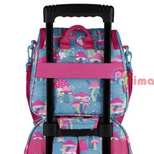 детска термо чанта за храна, с възможност за поставяне на дръжката на количка или куфар