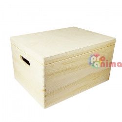 Дървена кутия с капак 19 x 29 x 13 cm
