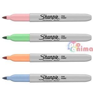 Комплект перманентни маркери Sharpie Fine Point 4 пастелни цвята
