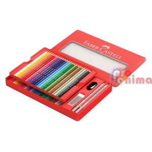 Цветни моливи Faber-Castell Замък 48 цвята метална кутия
